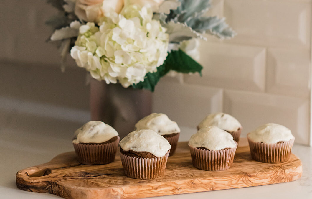 Sweet Potato Cupcakes with Ricotta Frosting 