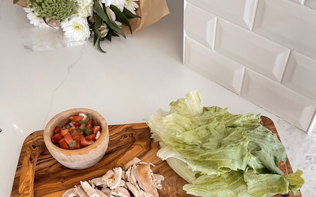 Southwest Chicken Lettuce Wraps